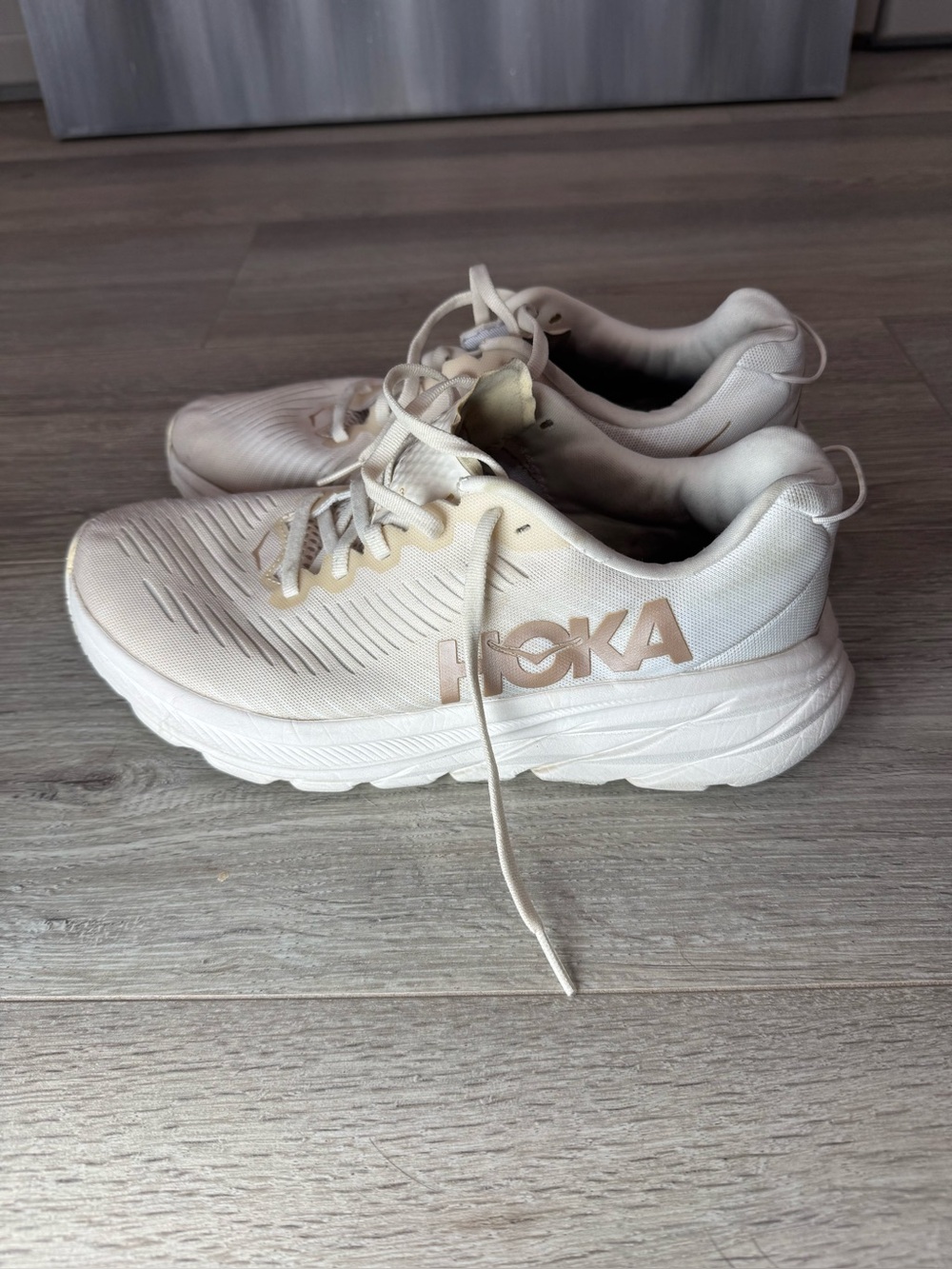 Hoka Women’s Rincon 3 Eggnog Rose Gold